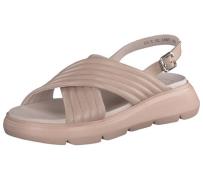 paul green Damen Echtleder-Sandale mit Super-Soft-Decksohle Sommer-San...