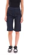 PLEASE Damen Stoff-Shorts kurze Hose mit Bindeband Bermuda 58839834 Na...