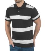 BLEND Fritz Herren Polo-Shirt nachhaltiges Baumwoll-Hemd in Streifen-O...