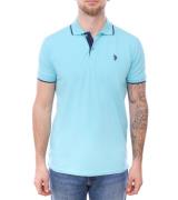 U.S. POLO ASSN. Herren Polo-Shirt Basic-Shirt Baumwoll-Shirt Kurzarm-S...