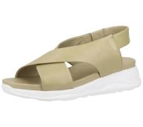 ILC Jerry Damen Sandalette Echtleder-Sandalen mit kleinem Plateau C43-...