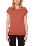 MAZINE Derry T Damen Rundhals-Shirt mit Logo-Stickerei auf Brust Kurza...