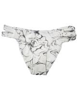 Hurley Quick Dry Max Damen Bikini-Hose mit Marmor Allover-Print Bademo...