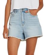 VOLCOM Stoney Damen Jeans-Shorts modische Denim-Hose Sommer-Hose B2012...