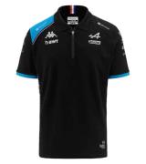 Kappa X ALPINE Formel 1 F1 Damen Polo-Shirt Baumwoll-Oberteil mit HYDR...