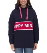 ZWILLINGSHERZ Beate Hoodie Damen Kapuzen-Pullover mit umlaufendem HAPP...