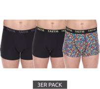 3er Pack TASTIQ Herren Boxershorts mit Müsli-Print Baumwoll-Unterhose ...