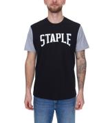 STAPLE Herren T-Shirt modisches Baumwoll-Shirt mit großem Marken-Schri...