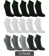 15 Paar CINQUE Sneaker-Socken schlichte Baumwoll-Socken Oeko-Tex 100 z...