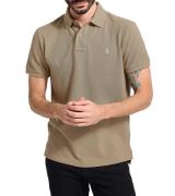 POLO RALPH LAUREN Herren Polo-Shirt Custom Slim Fit Baumwoll-Shirt Kur...