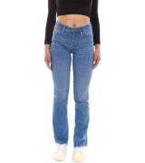 ALIFE AND KICKIN NualaAK Damen Mid Waist Jeans Baumwoll-Hose Bootcut H...