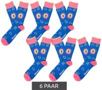 6 Paar Moustard Digipet Baumwoll-Socken Tamagotchi Design Retro-Gamepl...