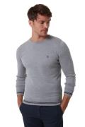 JIMMY SANDERS Rundhals-Pullover stilvoller Herren Strick-Pulli Slim Fi...