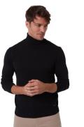 JIMMY SANDERS Strick-Pullover eleganter Herren Rollkragen-Pulli Slim F...