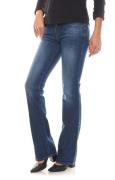 REPLAY Hose authentische Damen Bootcut-Jeans in Used-Waschung Ramean B...