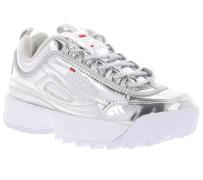 FILA Disrupter Low Sneaker funkelnde Damen Echtleder Turnschuhe im 90s...