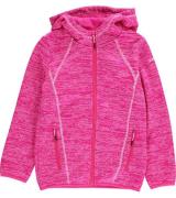 ICEPEAK Strick-Fleecejacke knallige Kinder Outdoor-Jacke Vin Pink