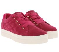 GANT Amanda Echtleder Sneaker weiche Damen Schuhe Fuchsia