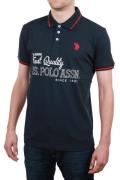 U.S. POLO ASSN. Kurzarm Polo-Hemd bequemes Polo-Shirt für Herren mit F...