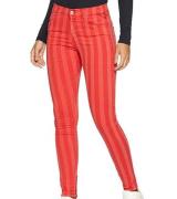 REPLAY Skinny-Jeans komfortable Damen High Waist Hose im Streifen Look...