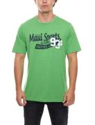 MAUI SPORTS Sommer-Shirt knalliges Herren Kurzarm T-Shirt mit Front-Dr...