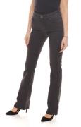 ARIZONA High Waist Hose moderne Damen Jeans im Used-Look Schwarz