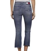 TOMMY JEANS Kick Flare Crop 7/8-Jeans lässige Damen Bootcut-Jeans mit ...