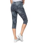 Cheer Capri-Jeans stylische Damen Denim-Hose mit Streifen und Botanikp...