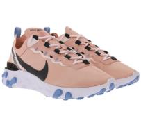 NIKE React Element 55 Freizeit-Schuhe modische Damen Low Top-Sneaker R...