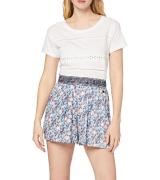 Pepe Jeans Freizeit-Shorts coole Damen Sommer-Hose mit Allovermuster B...