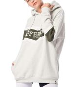 Superdry Sweatshirt wärmender Damen Freizeit-Hoodie mit Markenschriftz...