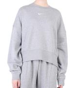 NIKE Sportswear Phoenix Fleece Damen Sweatshirt Oversize Grau