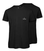 PORTOFINO Herren Kurzarm-Shirt organisches T-Shirt Schwarz