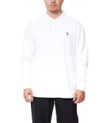 Kreem Longsleeve Polo Herren Baumwoll-Shirt mit Polo-Kragen Basketball...