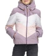 ragwear Novva Block Winter-Jacke warm gefütterte Damen Jacke mit Kapuz...