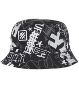 HUF Haze Bucket Hat stylischer Fischer-Hut mit Allover-Muster Eimer-Hu...