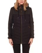 ALIFE AND KICKIN Cobieak A Damen Winter-Jacke mit Kapuze 21274143 Schw...