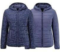 KangaROOS Wendejacke 2-in1 Kapuzen-Jacke wasserabweisende Stepp Winter...