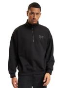 ONLY & SONS Engel Vtg-Pullover mit halbem Reißverschluss in Schwarz