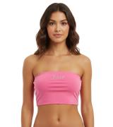 Juicy Couture Jersey Babey Bandeau Top Knallrosa