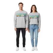 Opening Ceremony Regular Fit Sweatshirt mit Cartoonish Band Print Unis...
