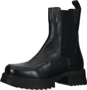 Modische LAZAMANI Stiefelette Schlupfschuhe für Damen 85.397 black Sch...
