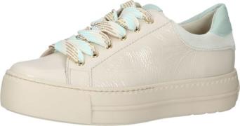 Modische paul green Sneaker Schnürschuhe für Damen 5257-013 Beige