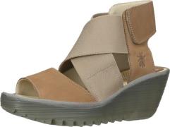 Vielseitige FLY London Sandalen Sandalen für Damen P501385 010 Braun