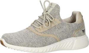 Elegante MUSTANG Sneaker Schnürschuhe für Damen 1315-310-4 Beige