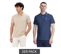 2er Pack klassisches BLEND Herren Poloshirt aus Baumwolle Shirt 207187...