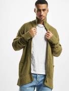 bequemes Urban Classics Herren Sweatshirt Reißverschluss Taschen Oliv-...