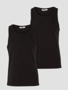 bequemes DEF Herren Tank-Top mit Baumwolle Schwarz