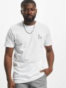 modernes Mister Tee Herren T-Shirt 180 g/m² mit Baumwolle Weiß