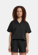 lässiges Urban Classics Damen Polo-Shirt 105 g/m² mit Baumwolle Schwar...